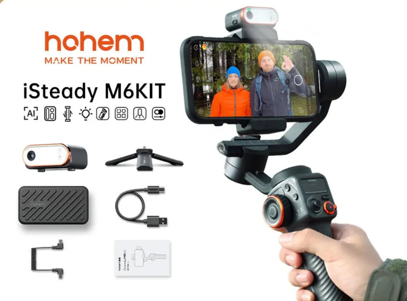 Hohem iSteady M6 kit estabilizador Gimbal portátil tripé