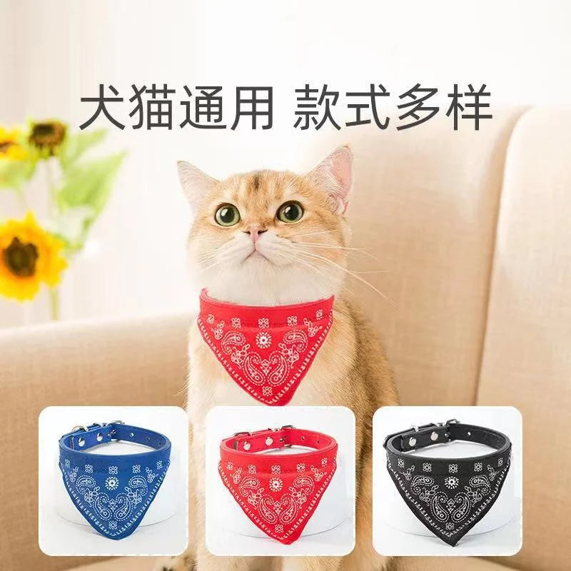 Coleira Bandana para Gatos E Cães Pequenos